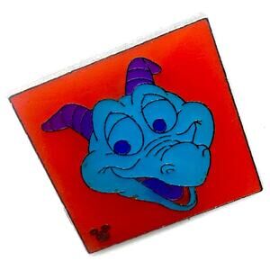 2011 Hidden Mickey Colorful Figments Series Orange Blue Face Disney Trading Pin